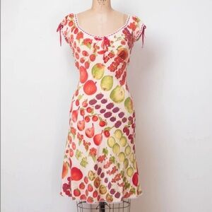 FOR SALE!!! THE Betsey Johnson fruit dress